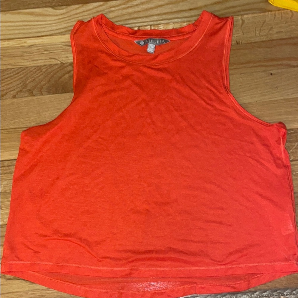 Athleta Women's reddish orange Tank Top